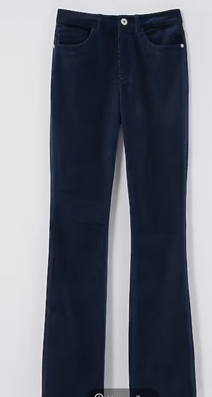 J. Jill Stretch Bootcut Corduroy Pants Black Size 12